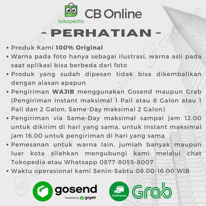 Promo Mowilex Cat Tembok - Putih Prima E-1000 - Pail