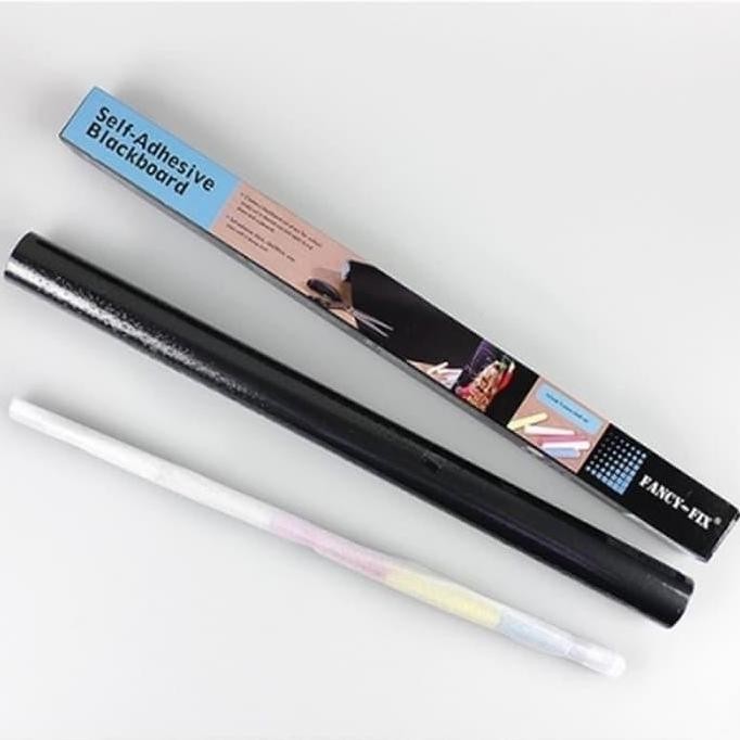 

tyS Blackboard Whiteboard Wall Stiker Papan Tulis Hitam 200cm X 45cm