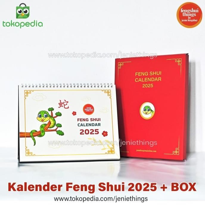

tyS Kalender Meja Fengshui Harian Hari Baik + "BOX