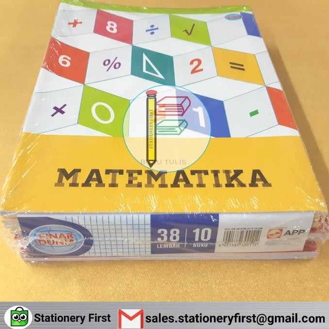 

tyS Buku Tulis Sidu Kotak Kecil Matematika Sinar Dunia 38 Lembar 10 Buku