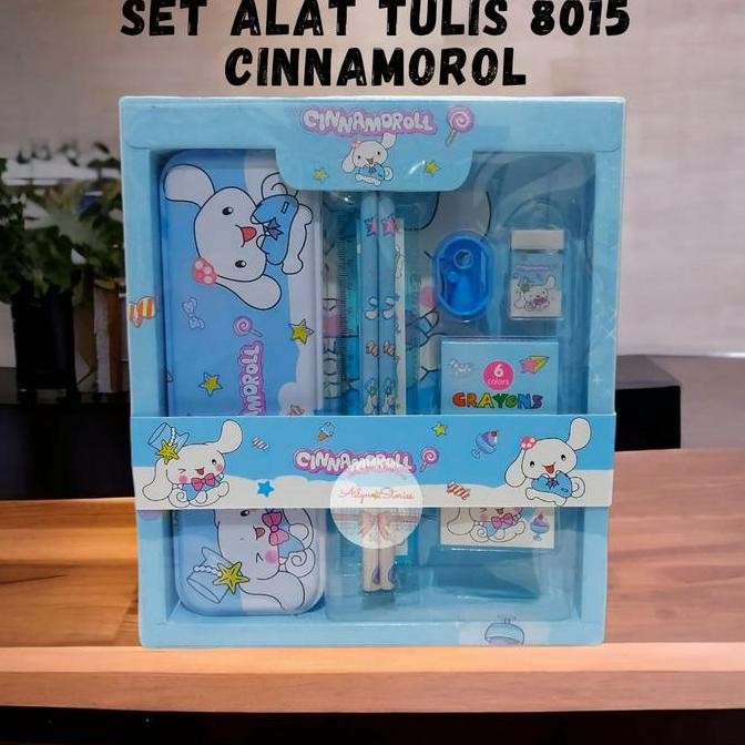 

tyS 8015 Paket alat Tulis + kotakpensil / Souvenir Ulang Tahun ATK Set Anak karakter Pensil Sekolah