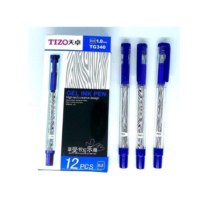 

tyS Pen Gel Tizo TG340 Isi 12 Pcs