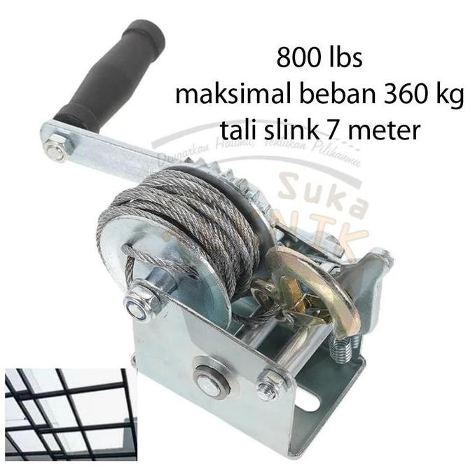 Promo Katrol Kerekan Geser Kanopi Manual Sliding Otomatis Untuk Atap 800Lbs/360Kg