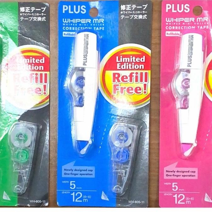 

tyS Correction Tape PLUS WH605 / 635 Whiper MR tip ex kertas