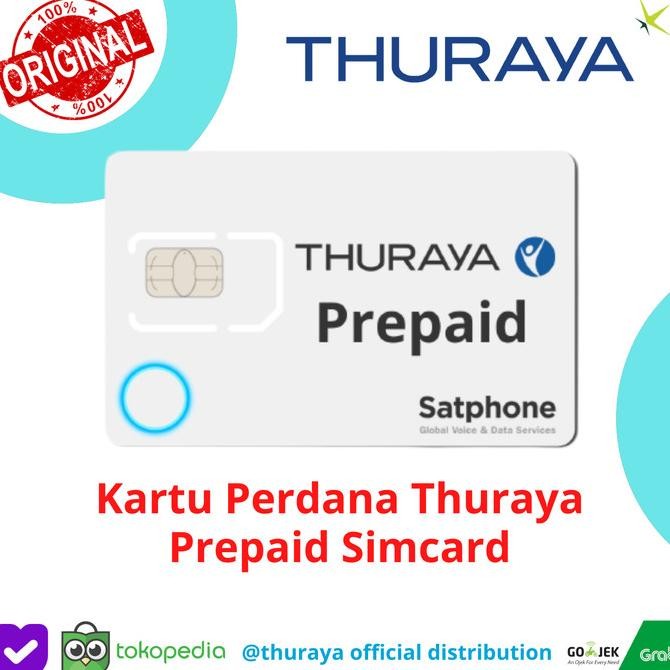 Kartu Perdana (Prepaid Simcard Thuraya) For HP Satelit Thuraya