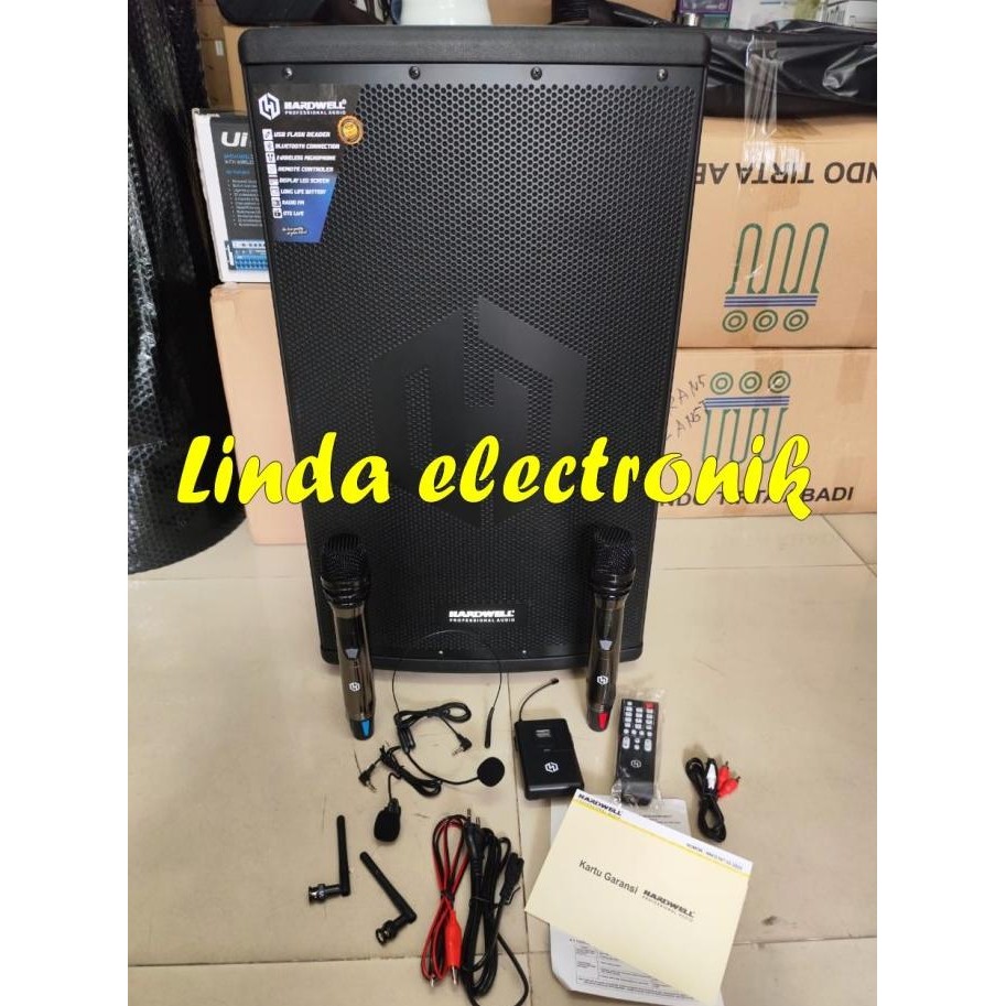 speaker portable wireless hardwell emerald 15 pro emerald 15pro 15''