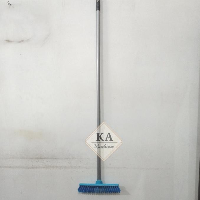 Sikat Lantai Gagang Panjang / Sikat WC Dorong / Sikat WC Gagang