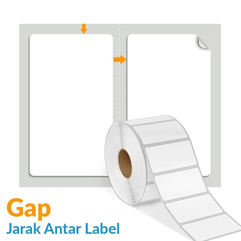 

baru !!! Codeshop Label Thermal 50 x 20 mm 1 Line Stiker Printer Barcode Core 1 Inch isi 1000 Pcs