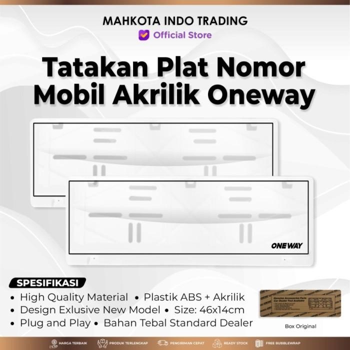 Yaris Cross Tatakan Dudukan Plat Nomor Mobil Akrilik Mika Oneway