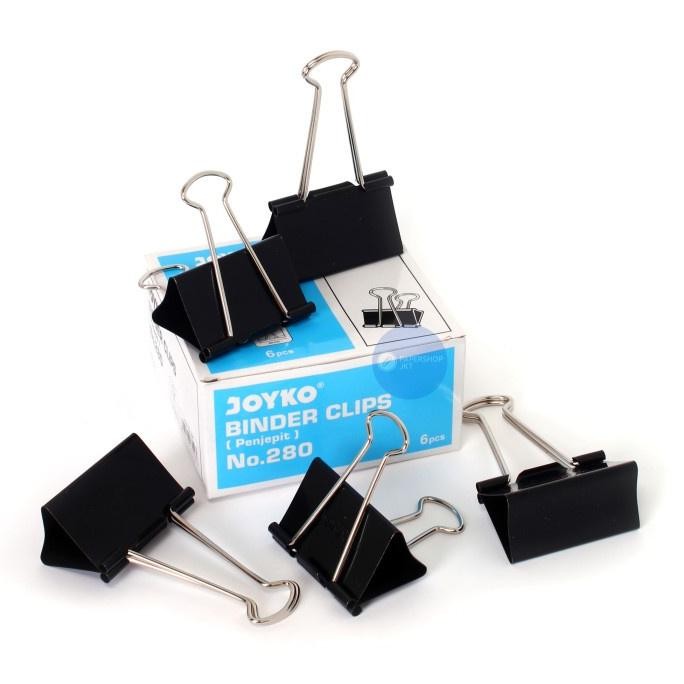 

JOYKO -Binder Clip 280 Klip Kertas - Pack murah