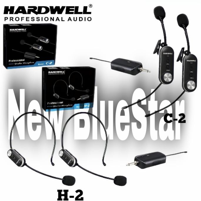 Mic Wireless Hardwell H 2 Headset Original Produk Hardwell H2 Bando
