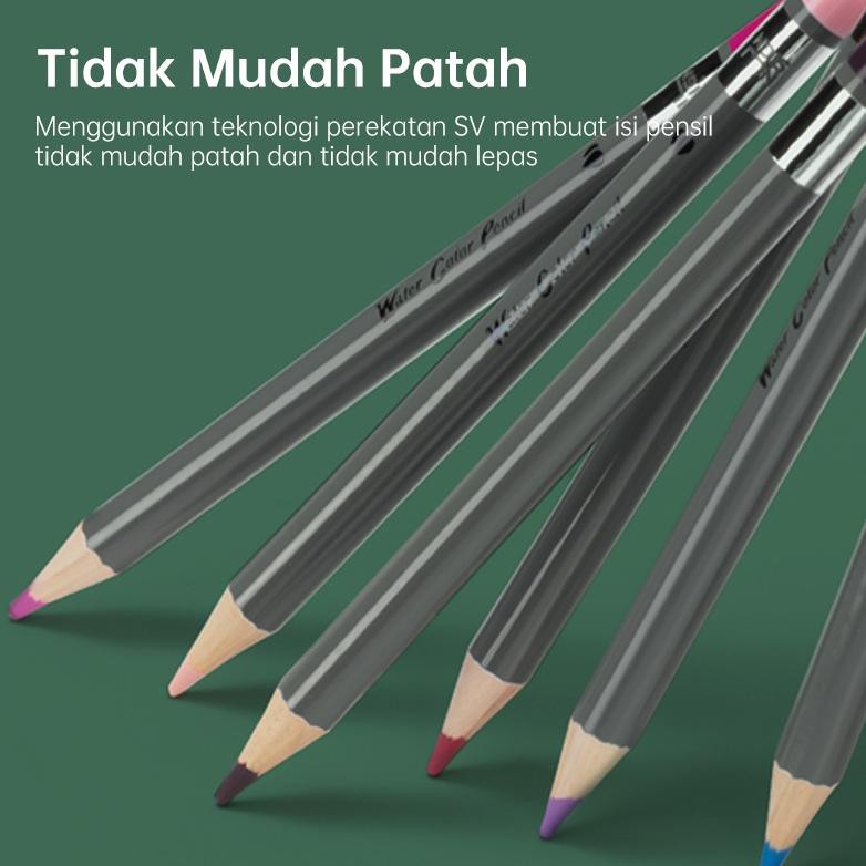 

Nusign Watercolor Pencil / Pensil Warna 48 72 Warna Gratis Kuas NS731 murah