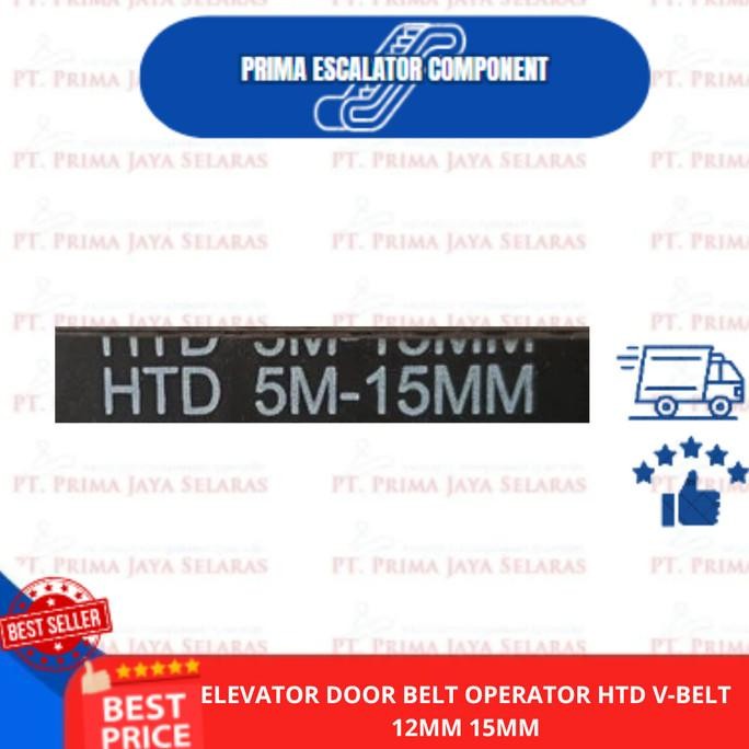 New ELEVATOR DOOR BELT OPERATOR HTD V-BELT 12 MM 15 MM