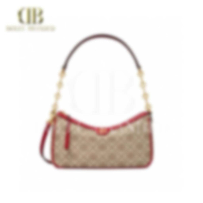 T Monogram Jacquard Studio - Cream Pink (TB 85137)