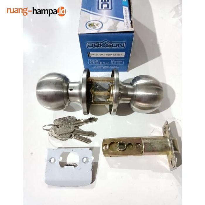 Baru Kunci Bulat Dekson Kc Bl Dks 9587 Et Sss / Kunci Bulat Pintu Kamar Mandi Dekson