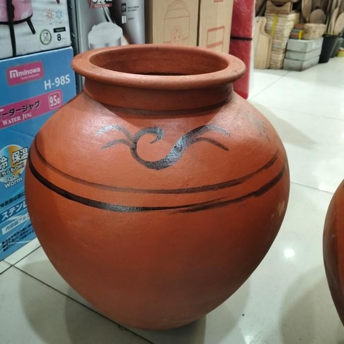 Murah Gentong Tanah Liat Besar / Gentong Beras / Gentong Air 15 Liter