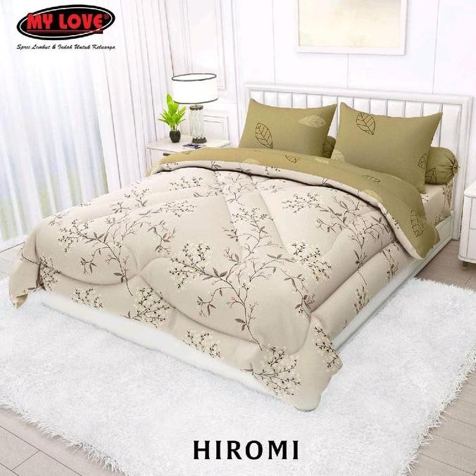 Grosir My Love Original - Bedcover Set 160X200 / 180X200 T30 Bed Cover Flat All New My Love