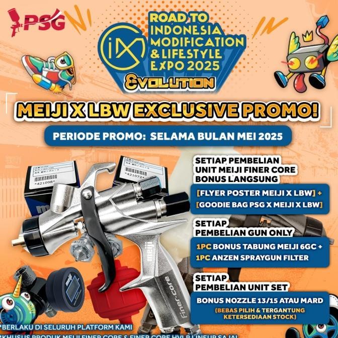 

new !!! Meiji Finer Core (Gun+Cup) - Standard Aircap murah