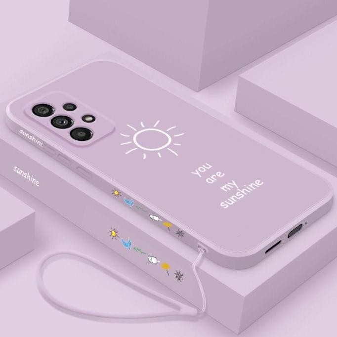 SAMSUNG A32 2021 HAKUNAMATATA Liquid Tali Silikon Soft Case Handphone