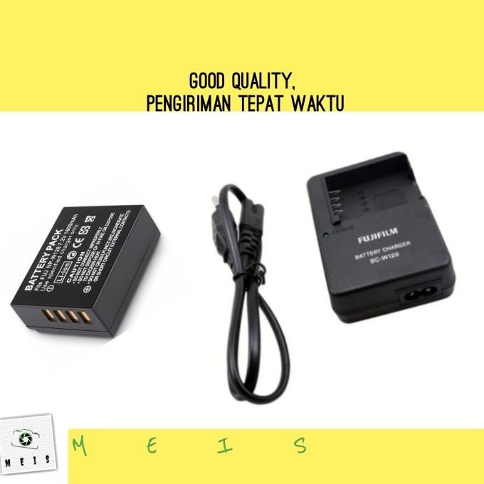 Murah Paket Charger + Baterai Fujifilm XT1 XT2 XT3 XT100 XT200 casan battery Non COD