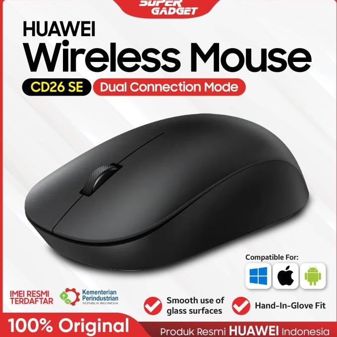 Huawei Mouse Wireless Bluetooth Original New Stok