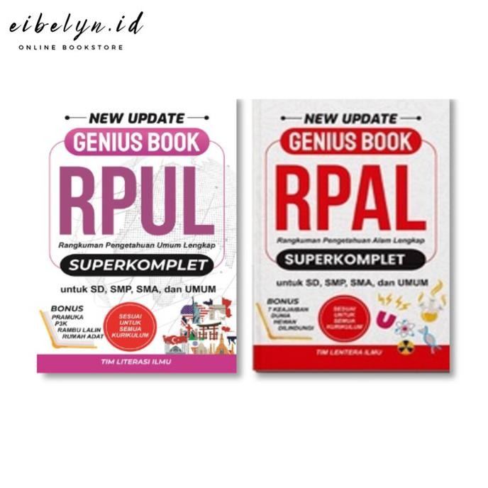 [[ DOBY / BUKU NEW UPDATE GENIUS BOOK RPUL & RPAL SUPERKOMPLET BEST SELLER