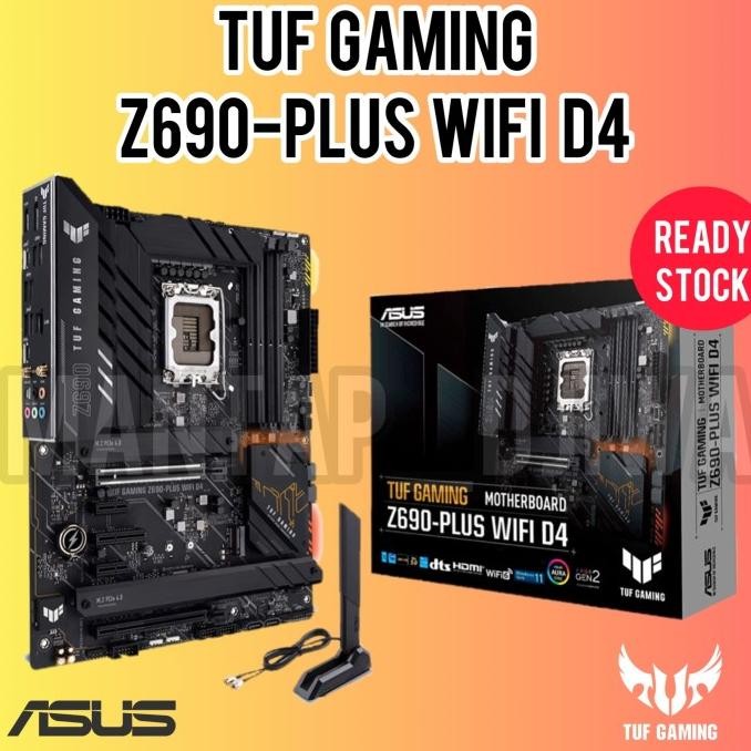 Sale Asus Tuf Gaming Z690 Plus Wifi D4 Intel Lga 1700 - New Garansi Resmi