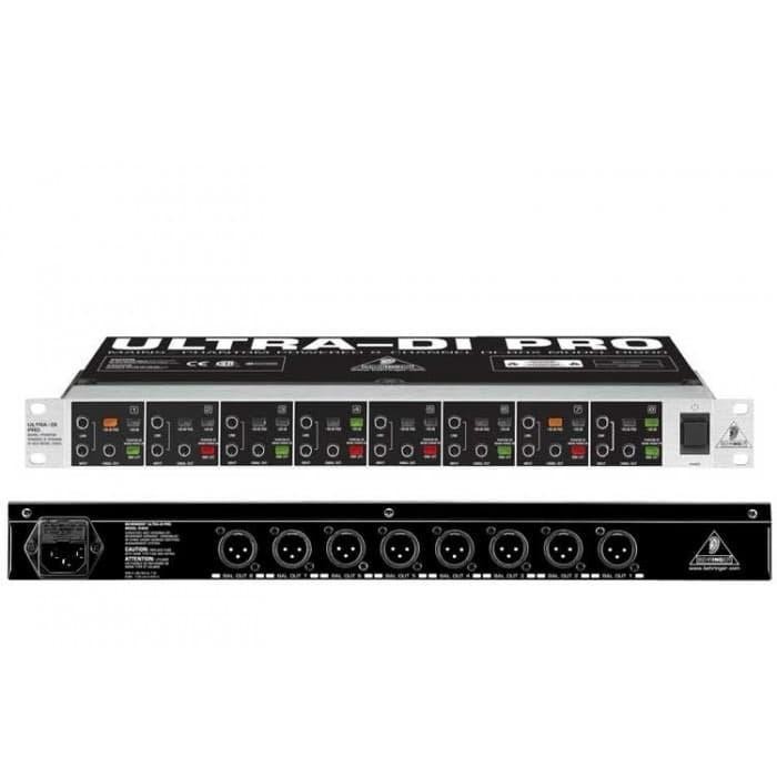 Behringer Ultra-Di Pro Di800 V2 8-Channel Active Instrument Direct Box Original Dan Terpercaya