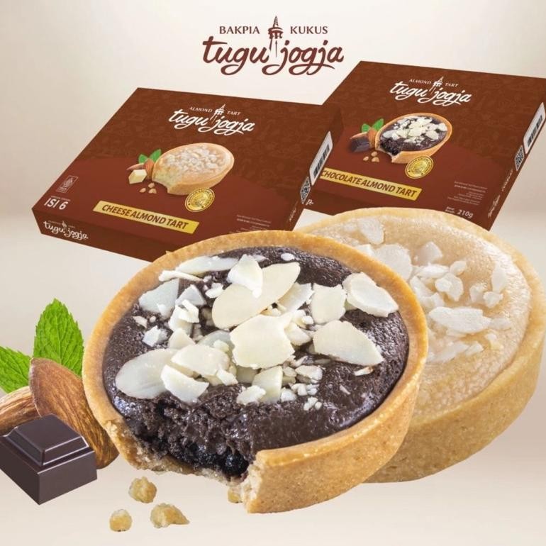

READY STOK Almond Tart Tugu Jogja Oleh-Oleh Khas Yogyakarta Siap kirim