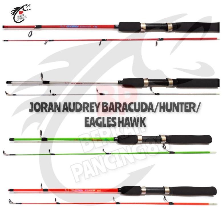 JORAN AUDREY BATANG BESAR MEREK BARACUDA/HUNTER/EAGLE HAWK PANJANG 120CM KEKUATAN 10-12LBS