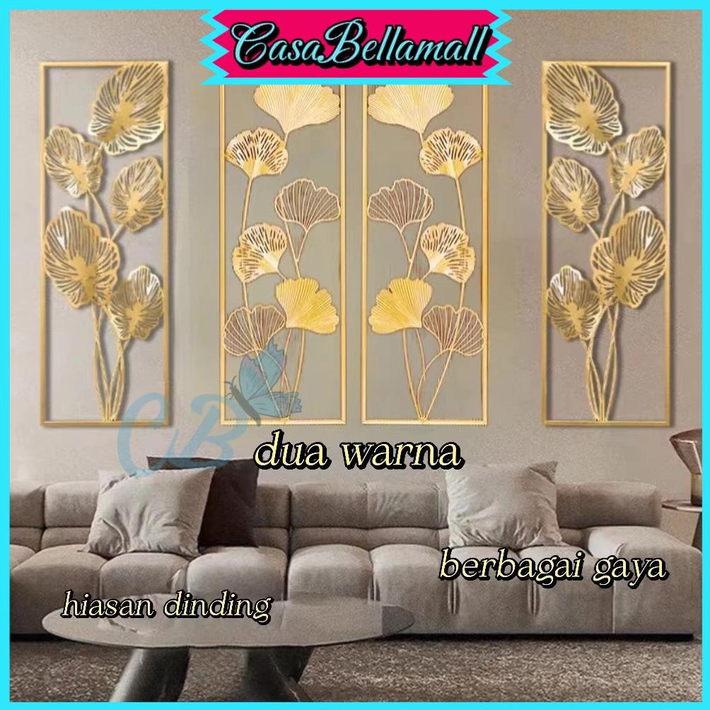 Harga MinimumCOD Wall Decor Hiasan Nordic Dinding/mural tanaman besi/gaya minimalis modern