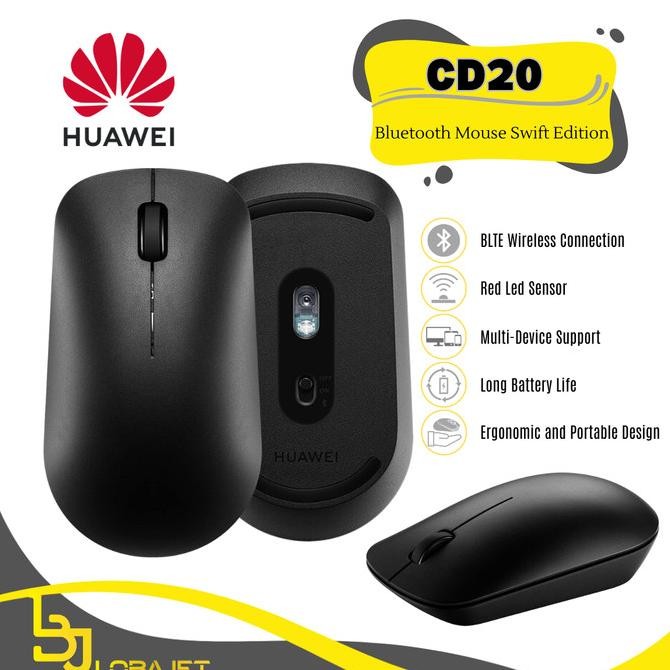 Huawei Cd20 - Bluetooth Mouse Swift Edition - Mouse Dari Huawei New Stok