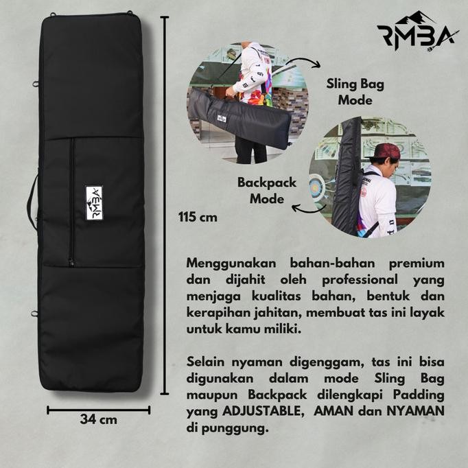 Tas Busur Panah Premium / Tas Panahan Tradisional Horsebow Berkualitas / Bow Bag / Tas Panahan Water