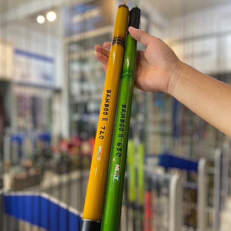 Joran Tegek Bamboo Pole Ruas Panjang Stik Pancing Next Tom Cat Swan Sepat Wader Betok Lentur