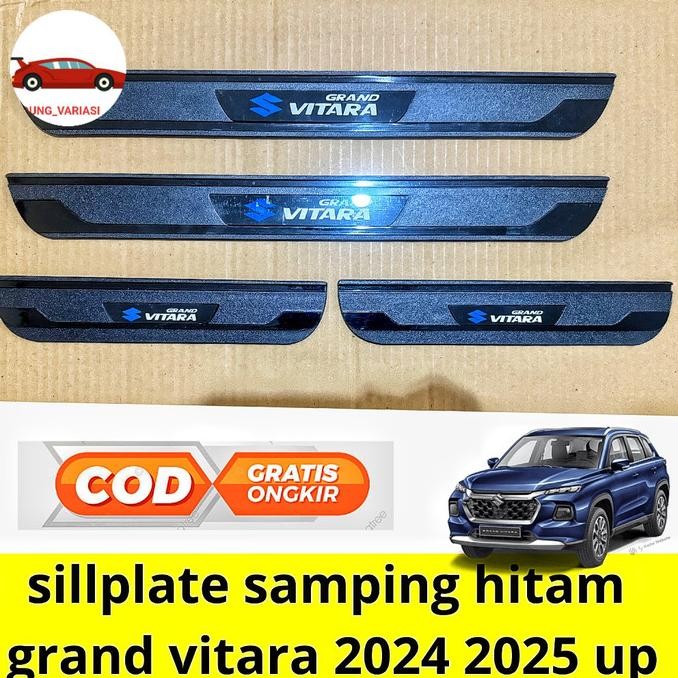 sillplate samping Suzuki Grand Vitara 2024 2025 2026 hitam