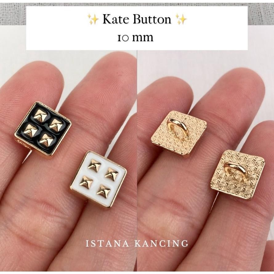 At43 Kancing Kemeja Kecil Mewah Unik 10Mm 1Cm | Kancing Baju Jahit | Kate Button