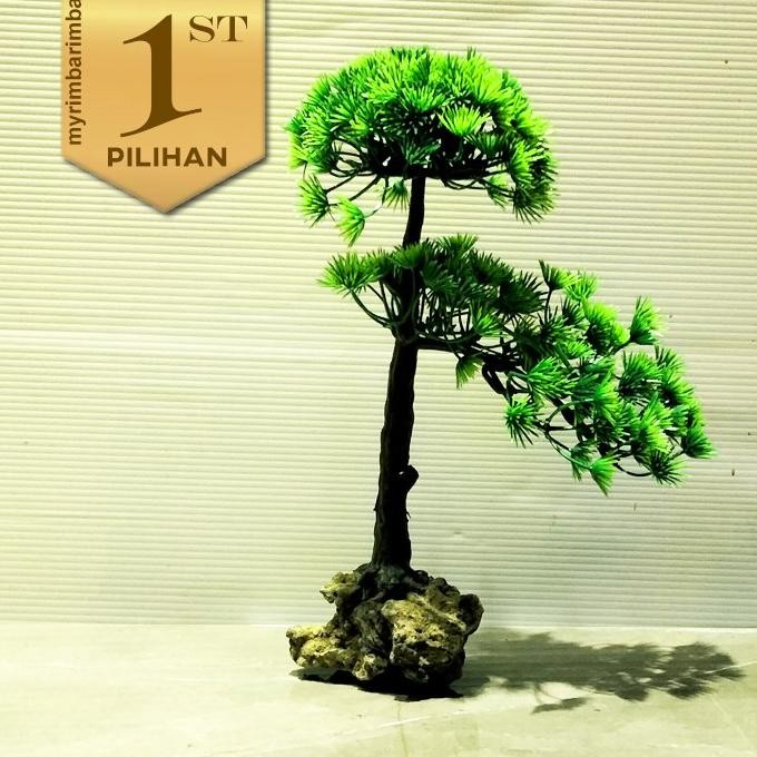 Terlaris Bonsai Afrika Tanaman Plastik Aquascape Hiasan Aquarium Ikan Hias