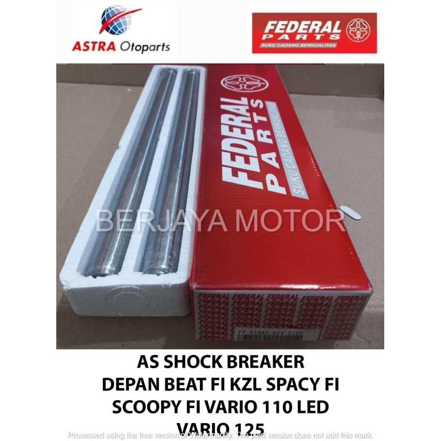 AS SHOCK BREAKER DEPAN BEAT FI KZL SCOOPY FI VARIO 125 FEDERAL PART HEMAT
