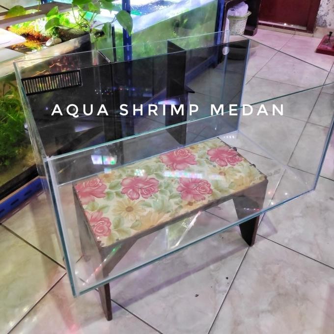 TERMURAH - Aquarium 60x40x30 sump filter belakang