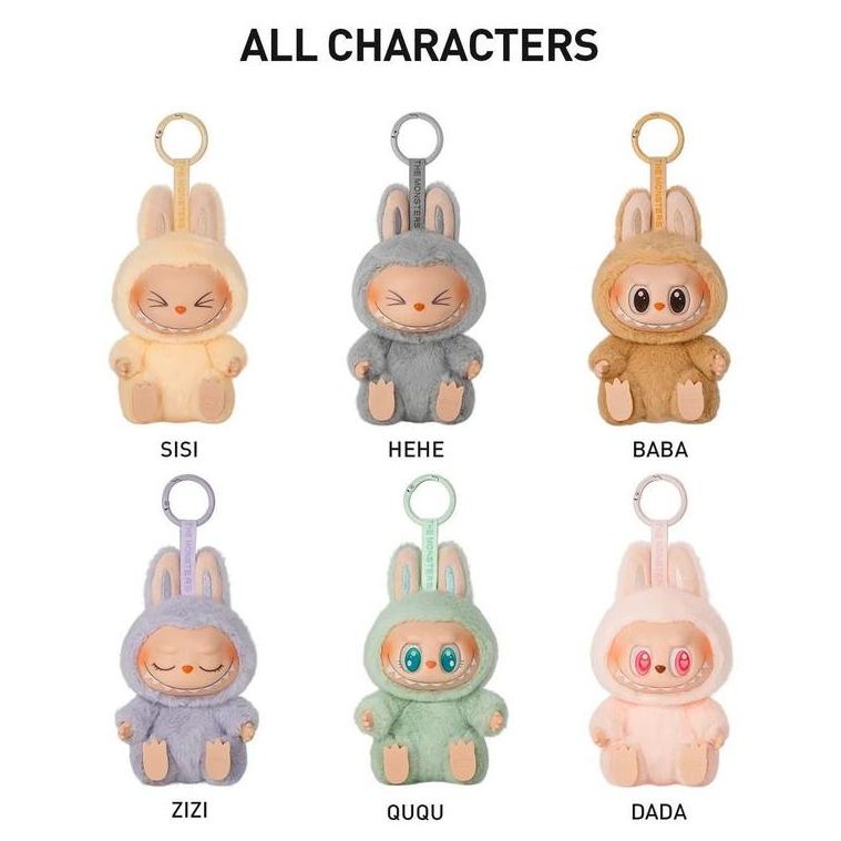 

tyS Boneka Labubu V2 Premium Quality Trendy Bag Charm Key Chain 2024 - Dolls, Toys