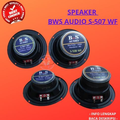 ready  Speaker 5 inch BwS Audio S507 80watt / Speaker 5inch 80 watt BwS Audio