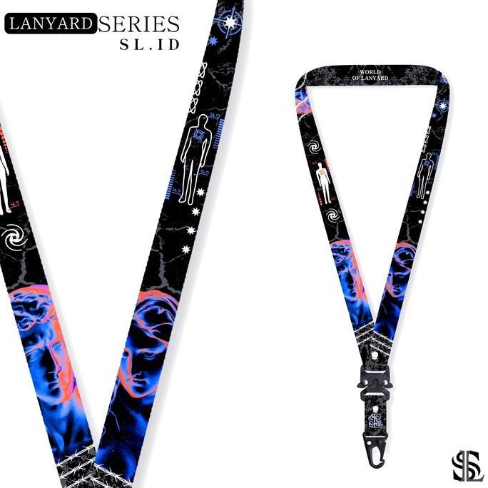 

new !!! SL.ID Lanyard Id card Holder Printing - Grunge Series murah