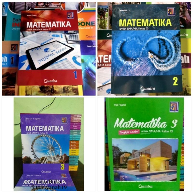 Buku Paket Matematika SMA Quadra Kelas 10-12 Kurikulum Merdeka