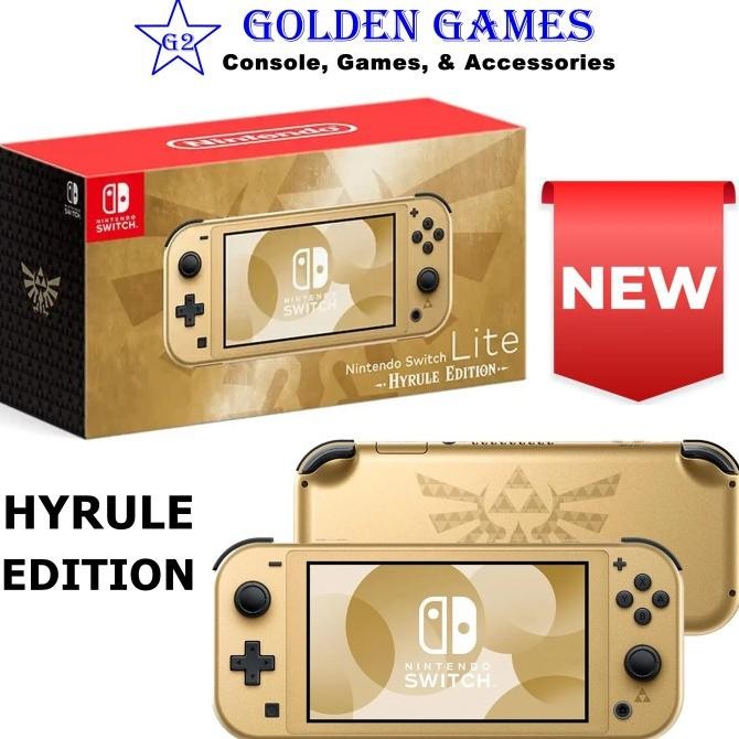 Console Nintendo Switch Lite Hyrule Edition Zelda Gold murah