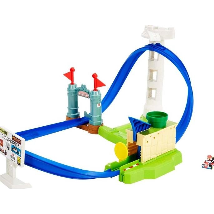 baru  HotWheels Hot Wheels HGK59 MarioKart Circuit Slam Track Set murah
