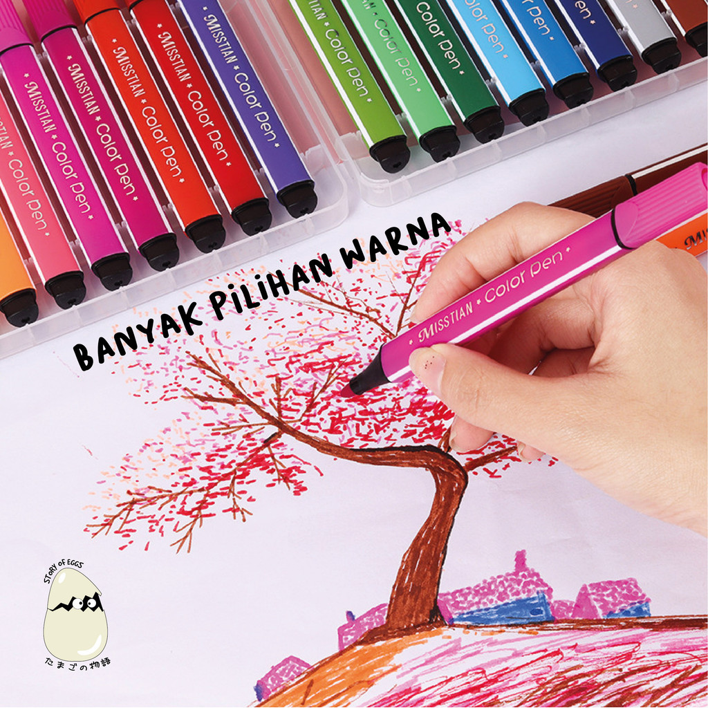 

Ay00! 1 Set Water Color Spidol isi 12 , 18 , 24 warna untuk pemula dan profesiol hard box painting