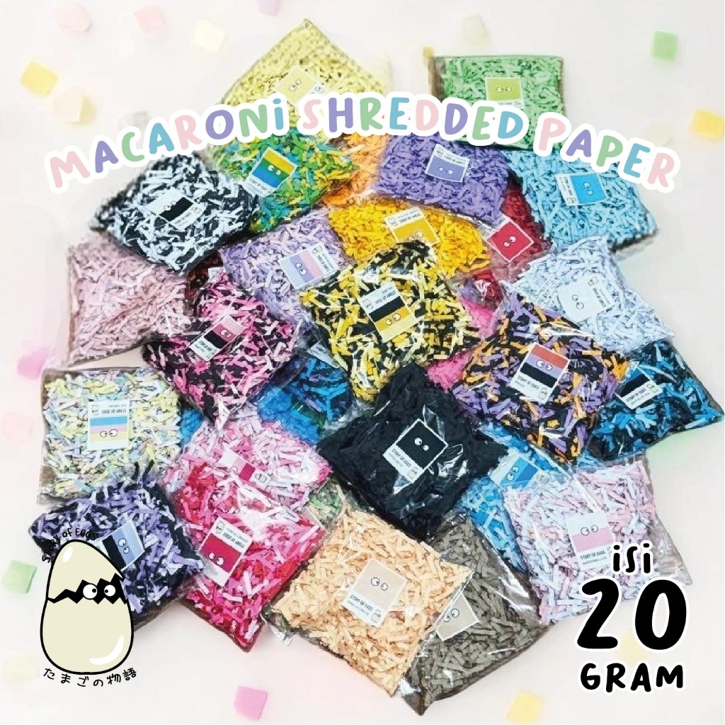 

Kertas Cacah Hampers / Kertas Cacah / Kertas Packing / Shredded Paper / Macaroni shredded paper