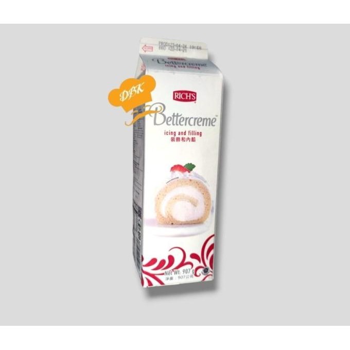 

Sale Rich Bettercreme 907Gr Heavy Cream Whip Cream Better Cream Cheese Basque