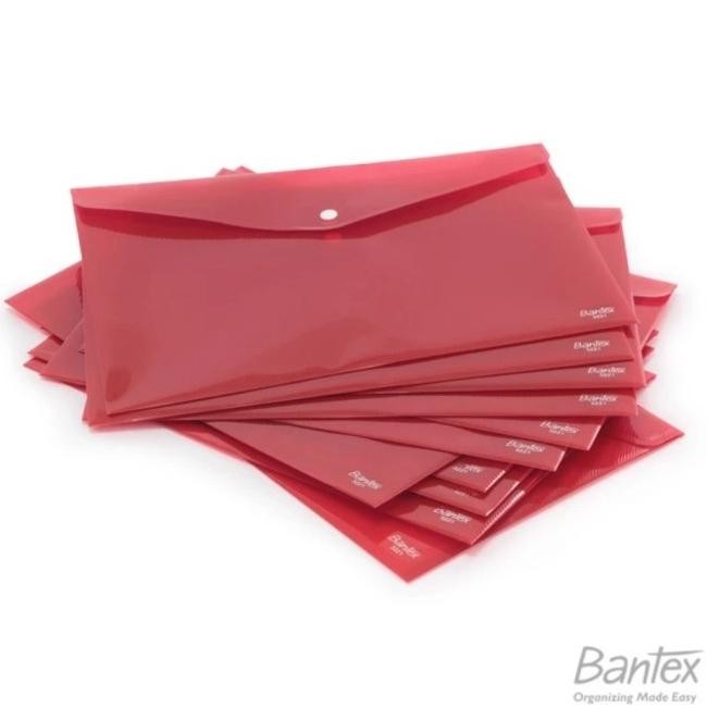 

new !!! Map Kancing F4 folio Bantex 3221 isi 12 pc bahan plastik berkualitas murah