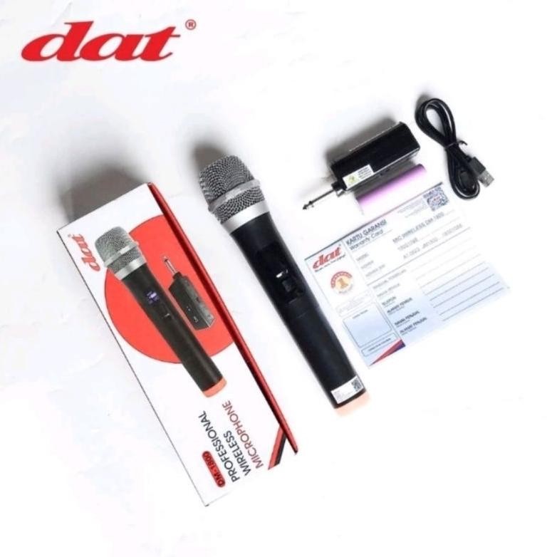 ready  Dat Microphone DM-1800 Professional Mic Wireless Single Mic Tanpa Kabel 1800 / MIC1800